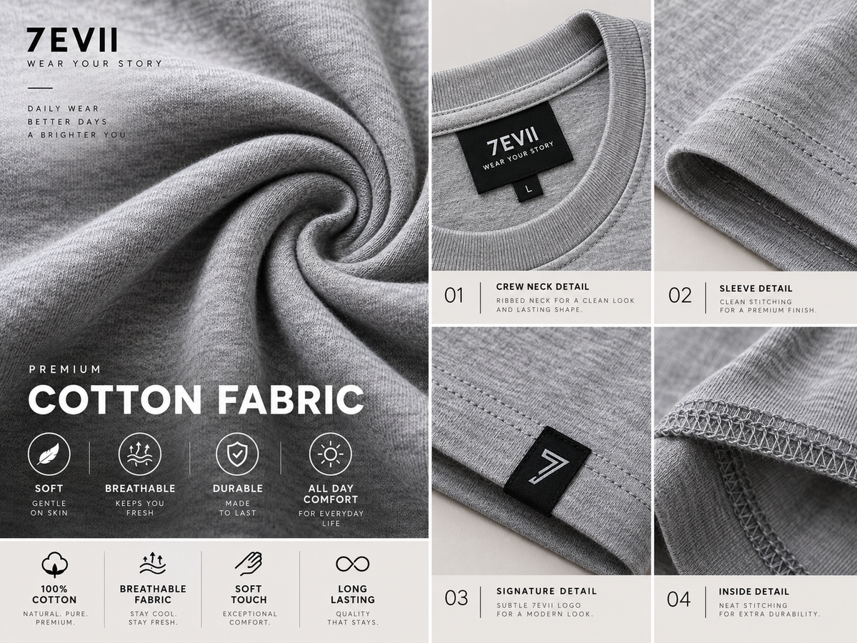7EVII Standard - Heather Grey
