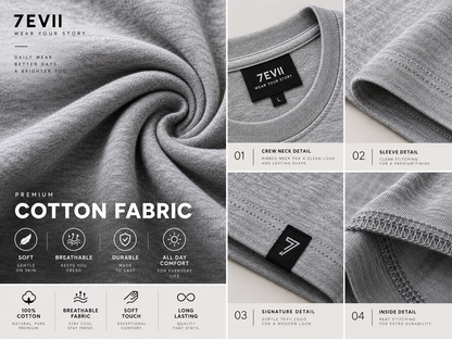 7EVII Standard - Heather Grey